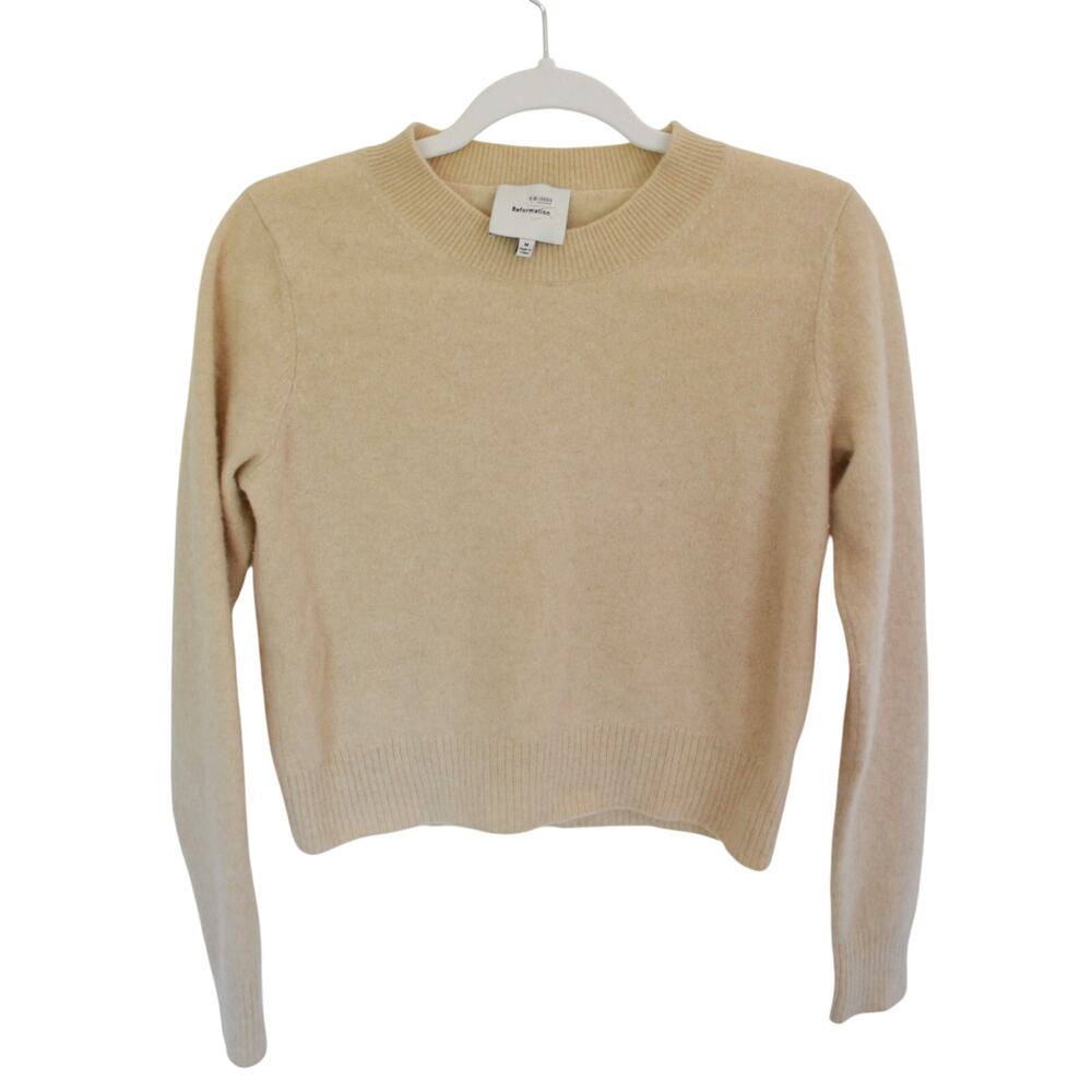 Reformation Crew Neck Cashmere Sweater Size Medium